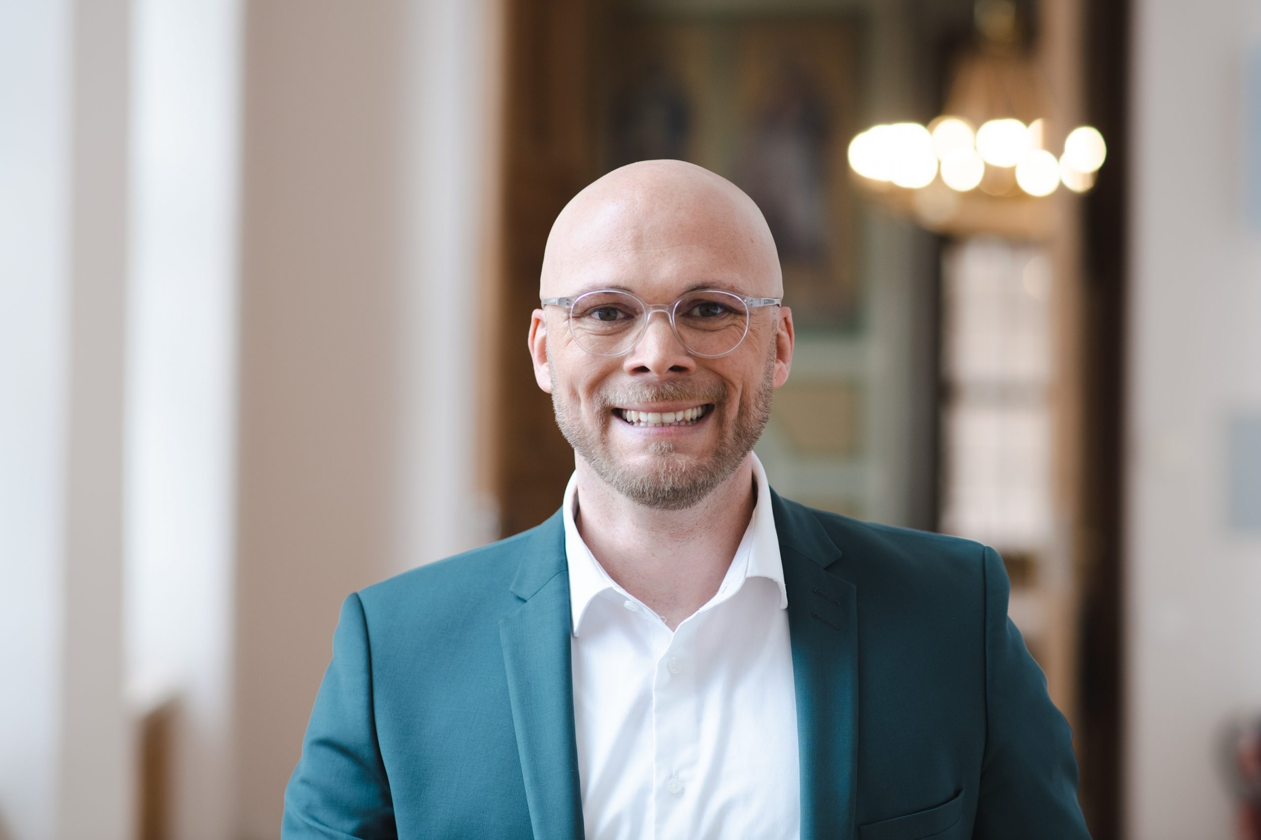 Landschaft mit virtuellen Daten
